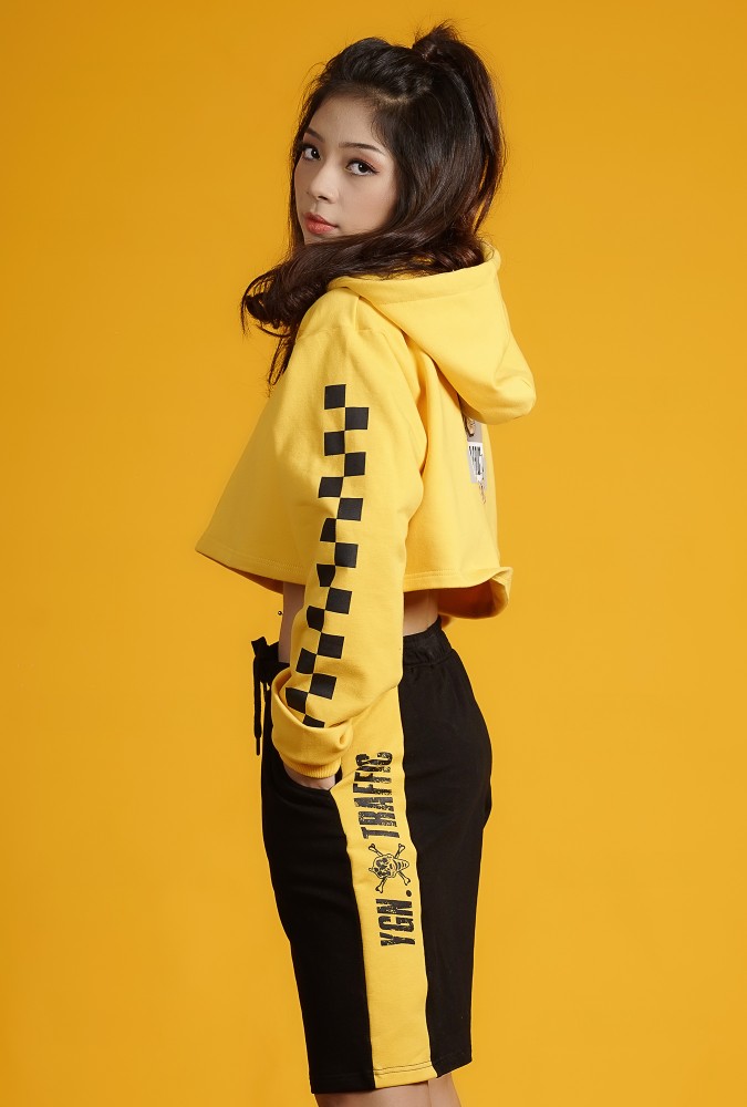 YGN TRAFFIC POLICE HOODIE GIRL (Yellow)